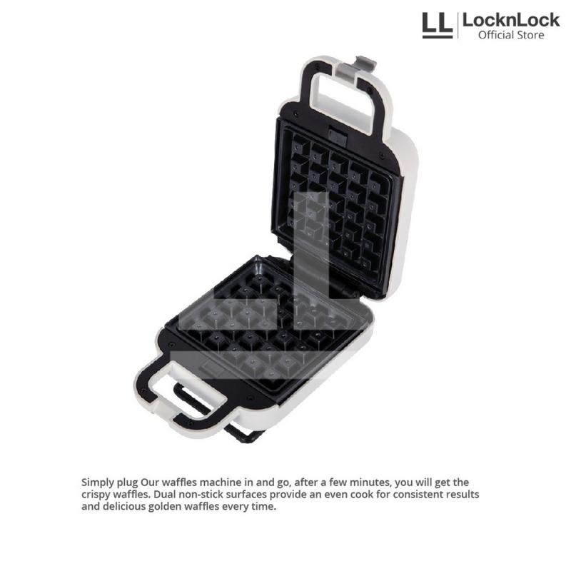 LocknLock Waffle & Sandwich Maker - EJB412 2