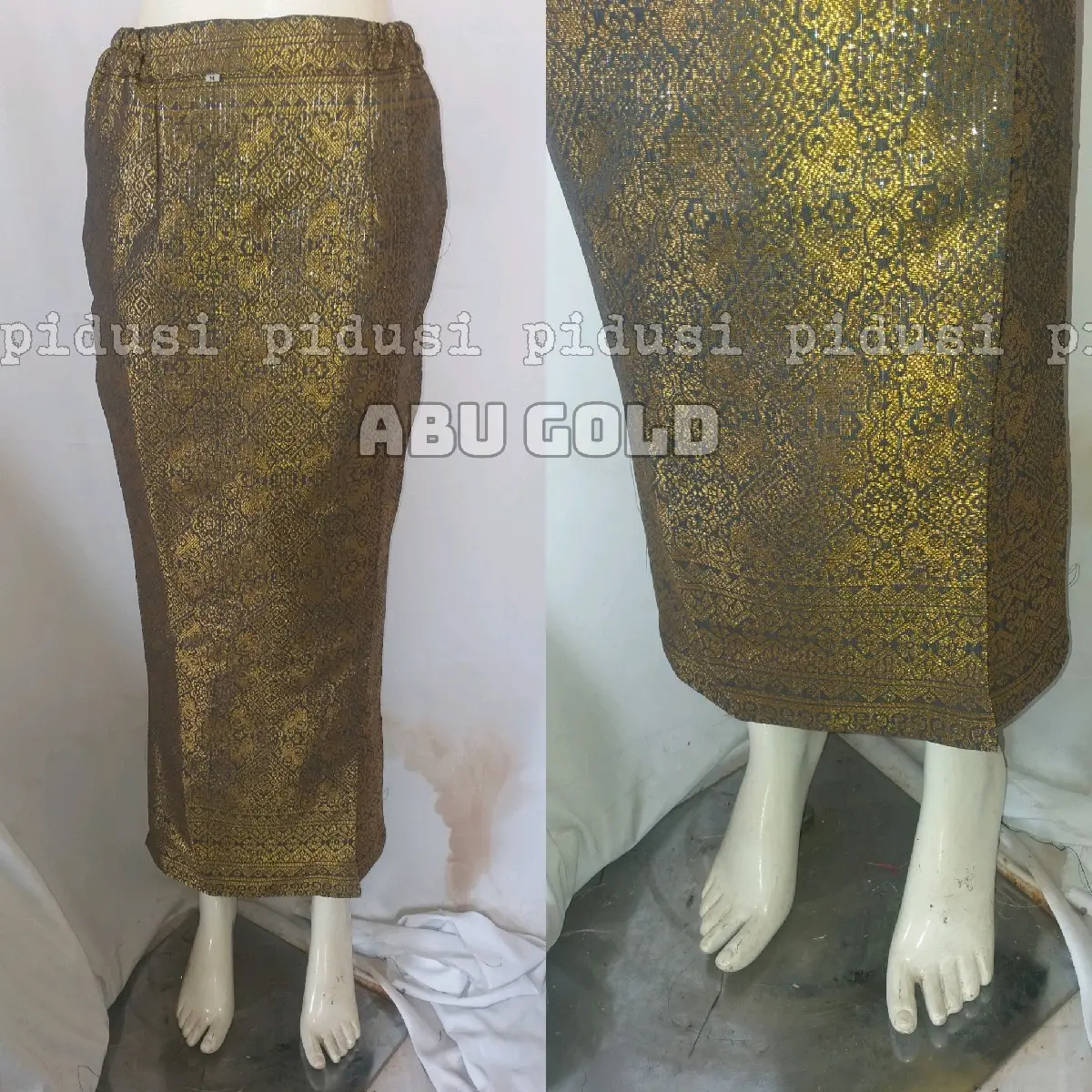 Rok songket span / rok songket pesta / rok songket wisuda Slim-fitting