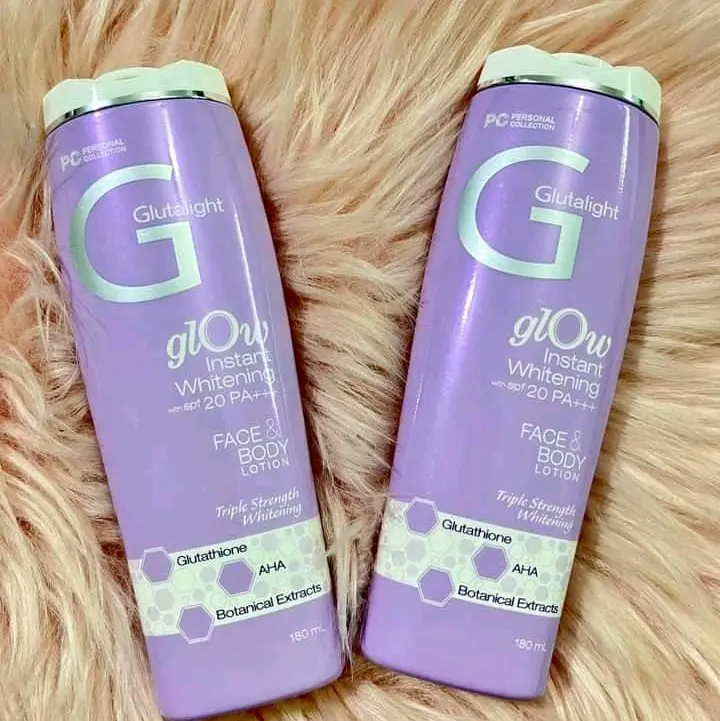 GLUTALIGHT Glow Instant Whitening with SPF20 PA+++ Face & Body Lotion 180mL  Skin Repair Hydrating Body Moisturizer - TikTok Shop Philippines