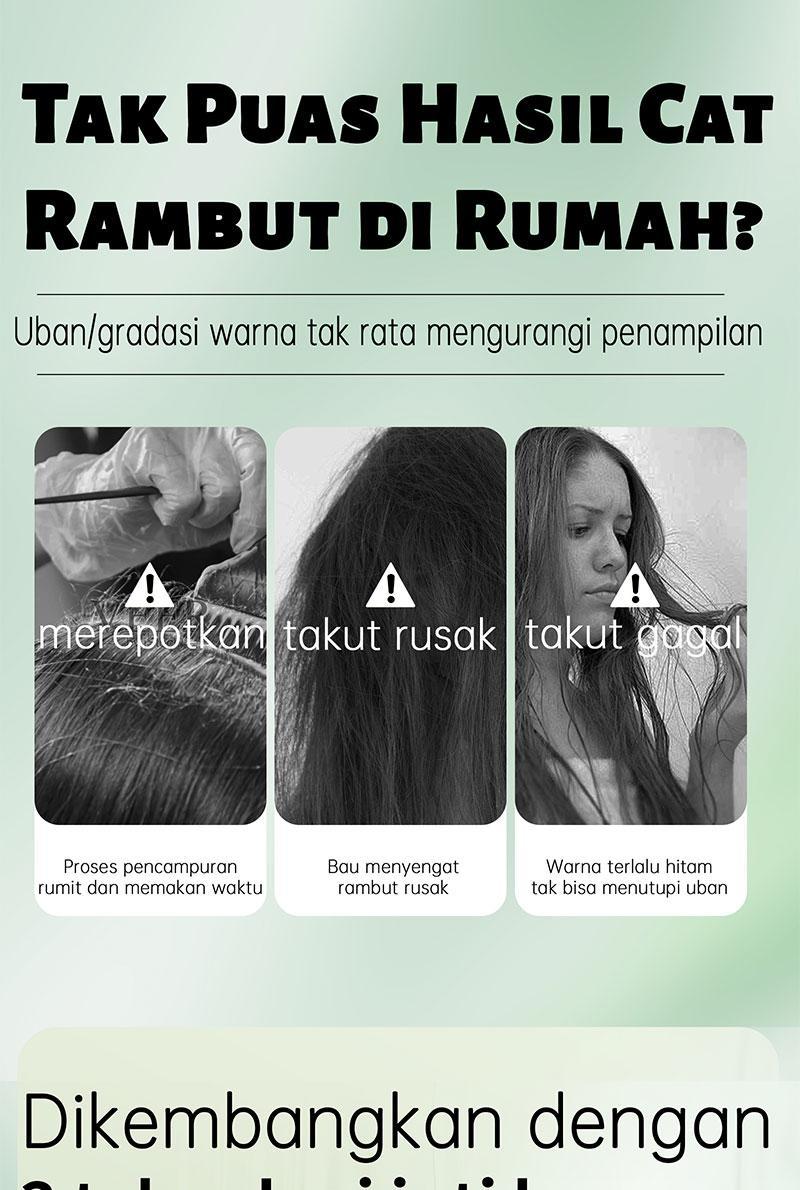 Product Introduction of 【Fajazz】【COD】Pewarna Rambut Beli 5 Gratis 1 Masker Rambut=160ML, Pewarna Rambut Alami, 2 in 1 Pewarna dan Perawatan, Pewarna Rambut Unisex, Pewarnaan Cepat, Cocok untuk Rambut Putih 6
