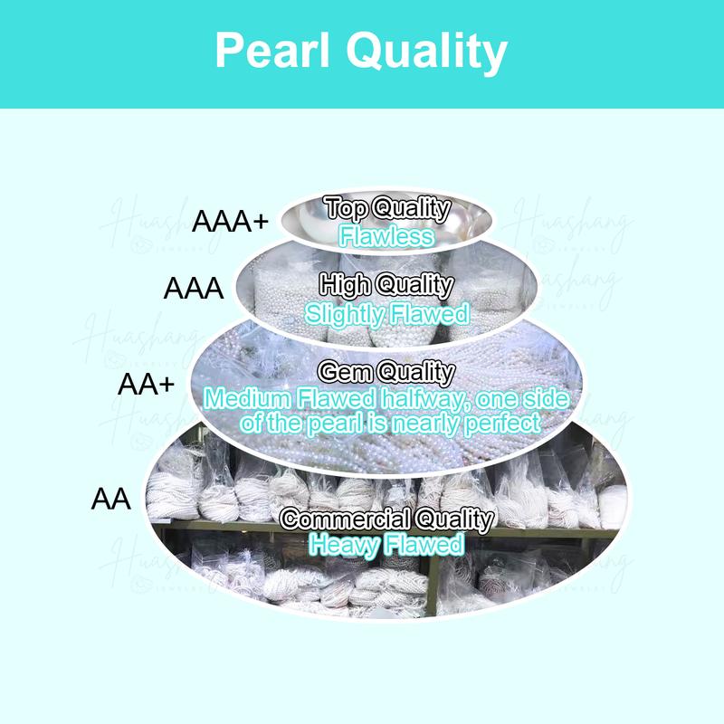 Product Introduction of S005 - 1 Pair 6-7mm White Pearl Stud Earring & 1 pc 6-7mm White Pearl Ring & 1 pc 5-6mm Freshwater White Pearl Pendant Chain 0