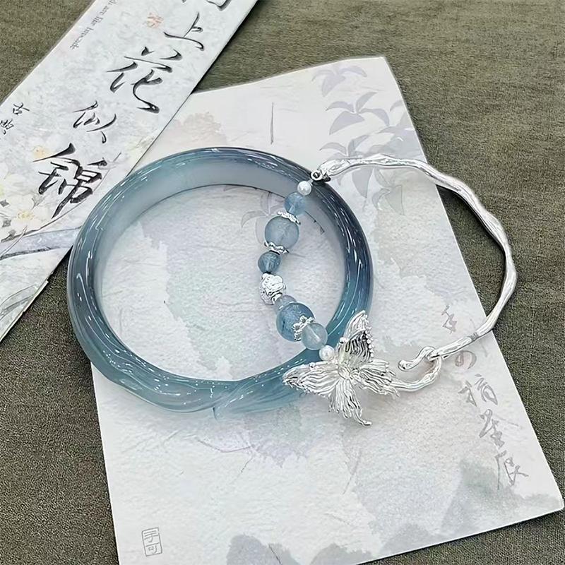 Vòng Tay Cáo Phong Cách Trung Quốc Tiktok Boom, Khóa An Toàn, Vòng Tay Viền, Dành Cho Nữ, Vòng Tay Niche Boom, Phong Cách Cổ Trang, Đồ Trang Sức Tay Ngầu Hàng Mới Về 5