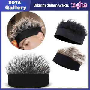 WIG MODEL TOPI UNIK RAMBUT PALSU SINTETIS LAKI KOSTUM AKSESORIS COSPLAY ANIME