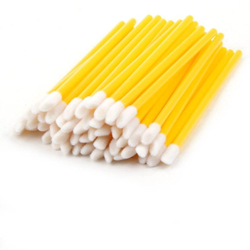 Product Introduction of 50pcs Diposable Lip Brush Makeup Mascara Wands Lipstick Micro Brushes Applicators Cleaner 6