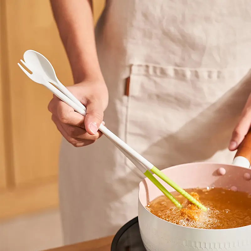 1 Pair Extra Long 30.5cm Cooking Chopsticks Hot Pot Chopsticks Frying Noodle Chopsticks Silicone Anti-slip Chopsticks