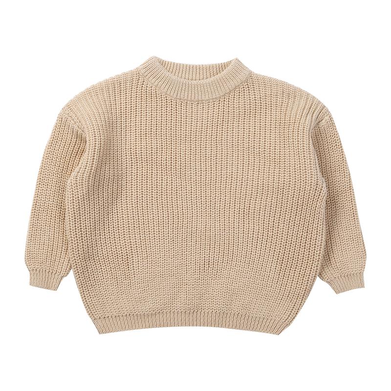 Product Introduction of Toddler Baby Fall Winter Sweaters, Kids Long Sleeve Knitted Solid Thick Pullover Clothes 43