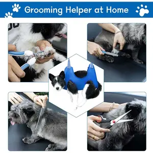 Set Pet Grooming Hammock Perawatan Anjing Kucing Size M - GR-3