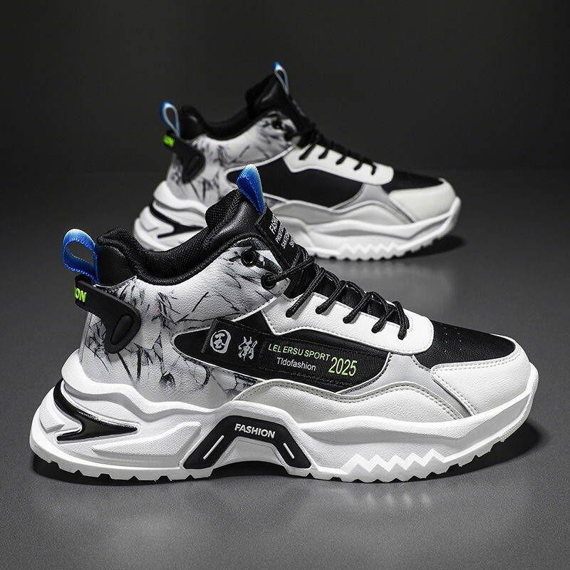 Giày thể thao nam cổ cao phong cách Hàn Quốc trẻ trung năng động dễ phối đồ full size sp 760 Shoes Sneaker Đế Bằng