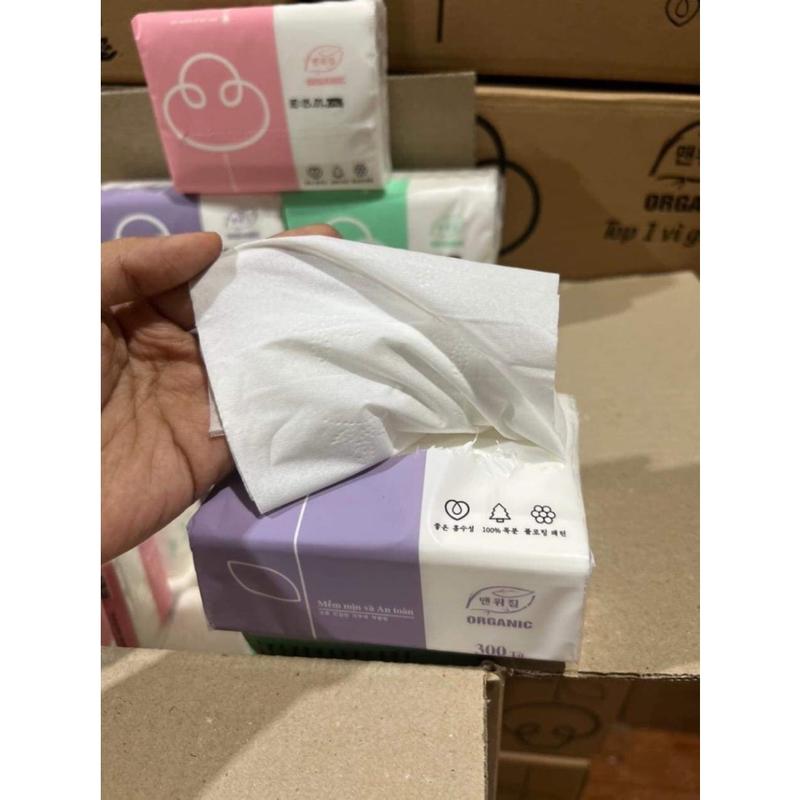 Gói lẻ giấy  rút organic cao cấp siêu dai 4