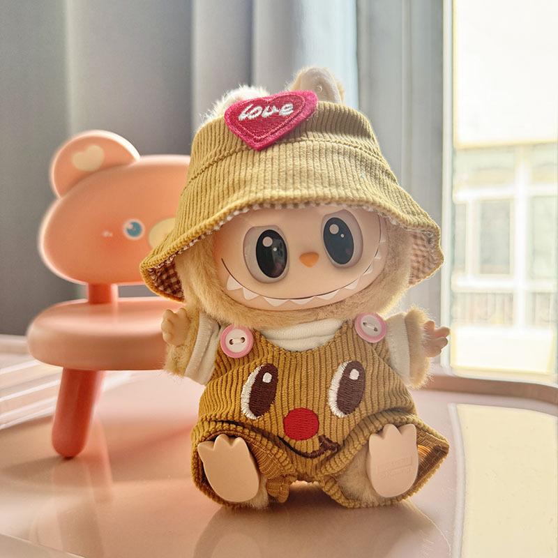 [clothes only ] Labubu doll clothes 17cm macaron Labubu Time to chill doll clothes for labubu doll accessories 1