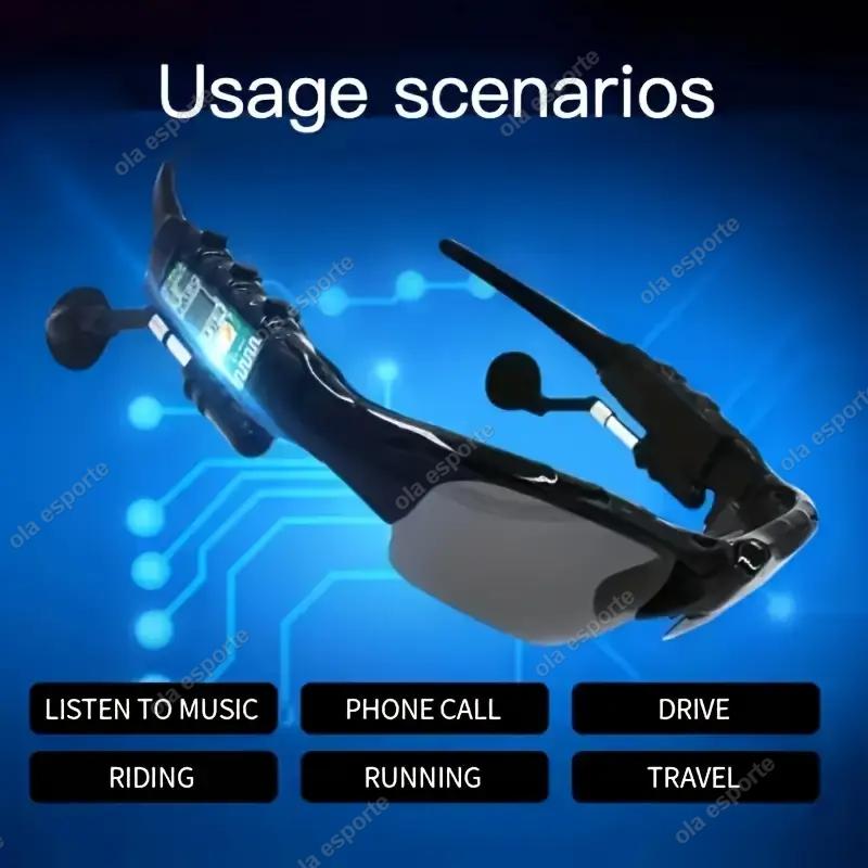 Sports Stereo Wireless Bluetooth Smart Glasses Call Cycling 5.0 Headset Phone Polarized Driving Sunglasses Riding Eyes Glasses - Image 4