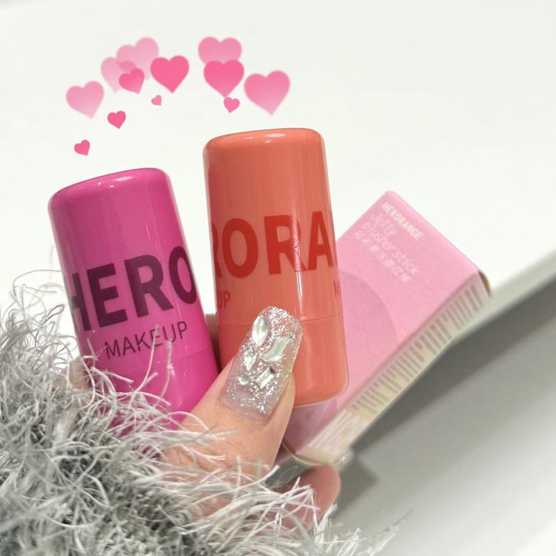 Product Introduction of 4 Colors Jelly Blush Stick Long Lasting Multi-use Cheek Lip Moisturizing Blusher Brightening Skin Makeup Cosmetics 31