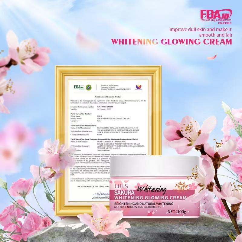 BUY 1 TAKE 1] LBLS Whitening Cream, Double-Effect Niacinamide, Glutathione,  Arbutin, Brightening Cherry Blossom Cream SPF50 PA+++ - TikTok Shop  Philippines