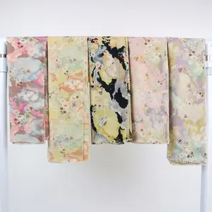 HIJAB SEGIEMPAT KAIRO MOTIF DOBBY Waffle