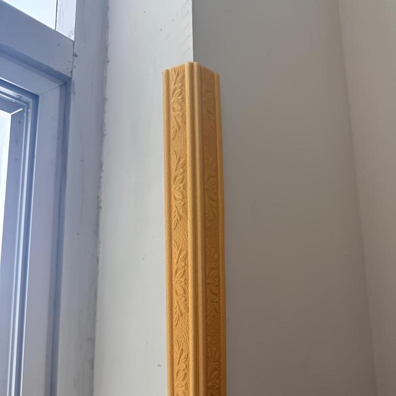 Self Adhesive Ceiling Decorative Strip, 1 Roll Wall Trim Line Stickers, Home Decoration Wall Trim Line for Home Living Room Bedroom Hotel 3