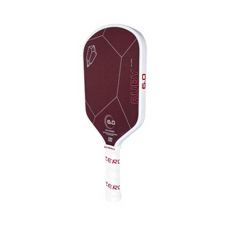 Vợt Pickleball Six Zero Ruby 16mm - Công Nghệ Carbon Fusion Edge - Thiết Kế Khí Động Học và Tối Ưu Hóa Hiệu Suất - Cân Bằng Hoàn Hảo Cho Trải Nghiệm Chơi Vượt Trội 2