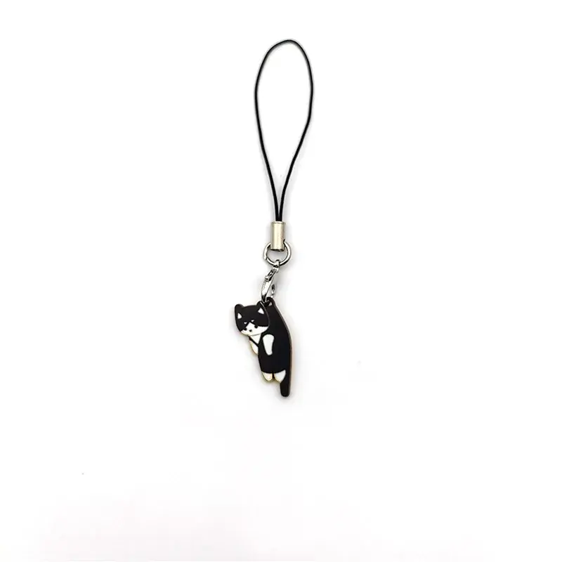 Kawaii Cat Phone Lanyard – Strap Charm for Phone Case & Keychain Decoration