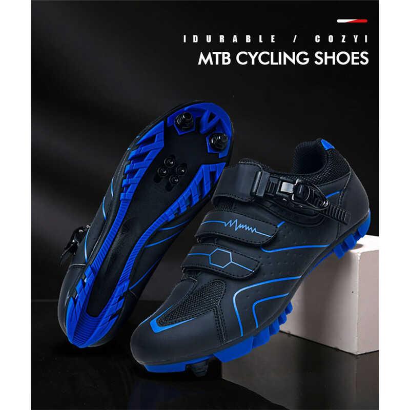 Product Introduction of Sneakers Basikal Jalan Sukan Luar, Kelajuan MTB Cycg, Untuk Lelaki dan Wanita, Bernafas, Kasut Lumba, Tidak tergelincir, Sesuai untuk Kasut Basikal Gunung Outdoor Shoes 9