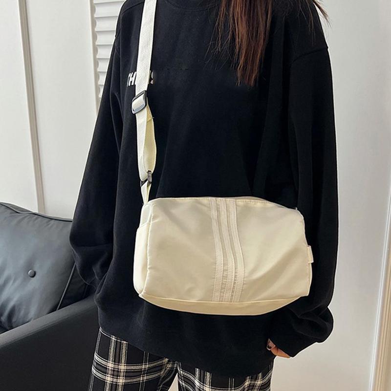 Product Introduction of Túi Xách Túi Đeo Chéo, Thời Trang Vải Oxford Mới, Dành Cho Phụ Nữ Và Unisex, Thiết Kế Tương Phản, Đơn Giản, Q8U1 25
