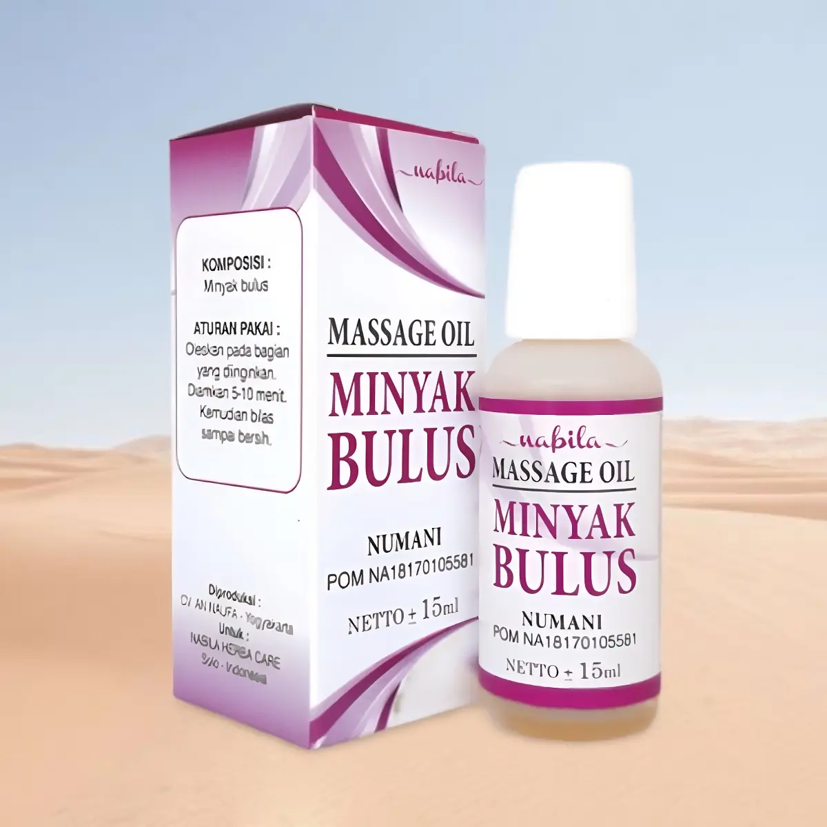 (POM) Minyak Bulus Plus Herbal Nabila Original Perawatan Vitamin Tubuh