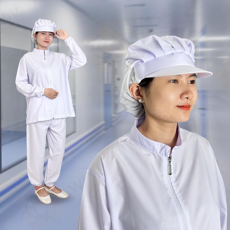 (KHÔNG KÈM NÓN) Đồng Phục Phòng Sạch, Phòng Lạnh Cho Công Nhân Thực Phẩm, Ngành Y Tế, Phòng Thí Nghiệm 4