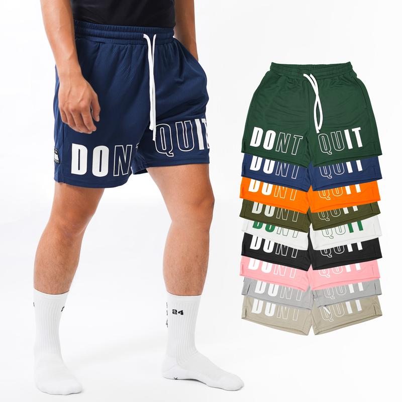 Quần short đùi thể thao Redikick Dont Quit Nhanh khô thoáng mát Chơi Bóng Rổ Pickleball Tennis Bóng Đá Chạy Bộ Tập Gym Sport Nam