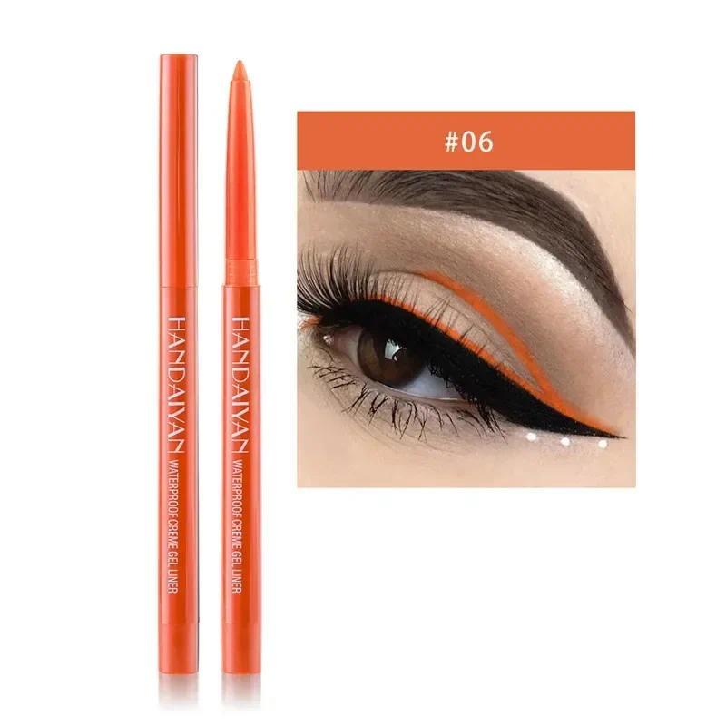 Product Introduction of Waterproof Pearlescent Matte Eyeliner Not Easy Pen Rotatable Eyeliner Long Lasting Eye Makeup Tools Korean Makeup Products Lipliner Eyeshadow 29