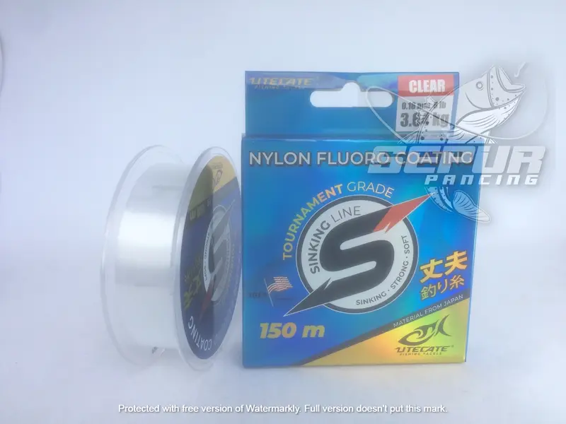 SENAR Pancing UTECATE Nylon Fluoro Coating Tournament Grade 150M 0