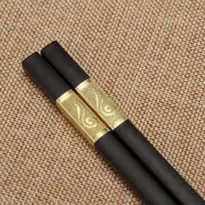 ‘COD’ Kitchen Household Hotel Chopsticks tinggi Non-slip High Temperature Disinfection Chopsticks Dapur Gambar