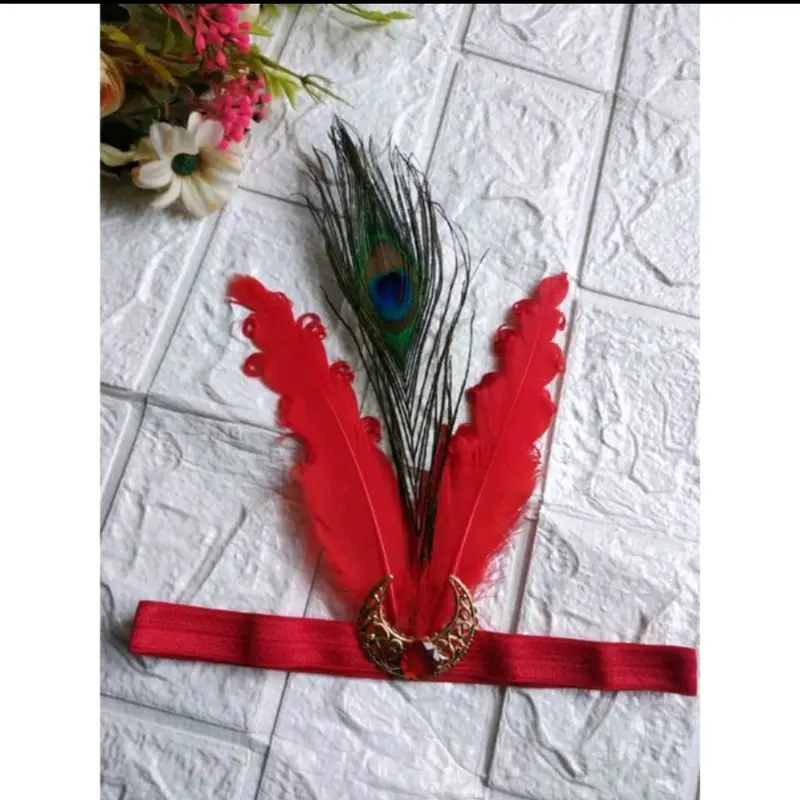 mahkota bulu merak Headbands 1