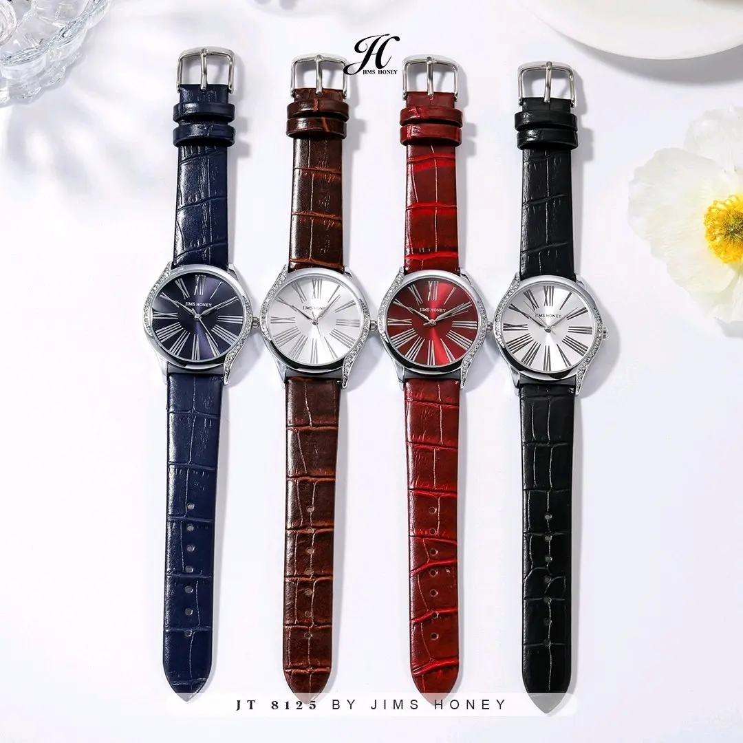 8125 PLUS JIMSHONEY // JAM TANGGAN JIMSHONEY Black Diamond Hiasan  Watches
