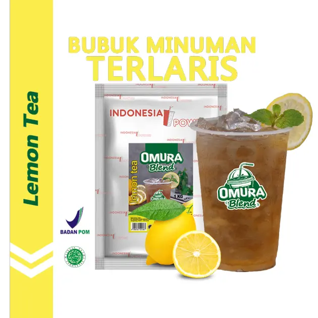 Rasa Lemon Tea 1Kg / Bubuk Minuman Omura Blend