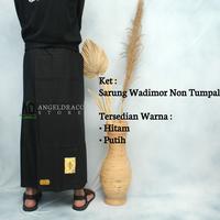 Gambar Sarung Wadimor Hitam Putih Polos Dewasa dari AngelDracoStore Kota Bandung 3 Tokopedia
