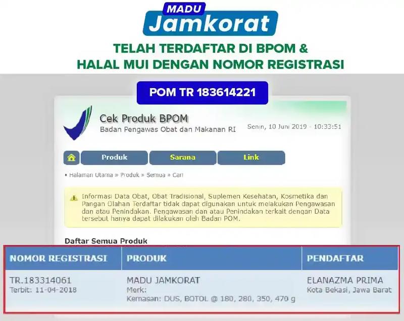 Product Introduction of Jamkorat Madu Fira Herbalindo Membantu Menormalkan Kolesterol dan Asam Urat Nyeri Encok Pegel Linu Lutut dan Persendian 2