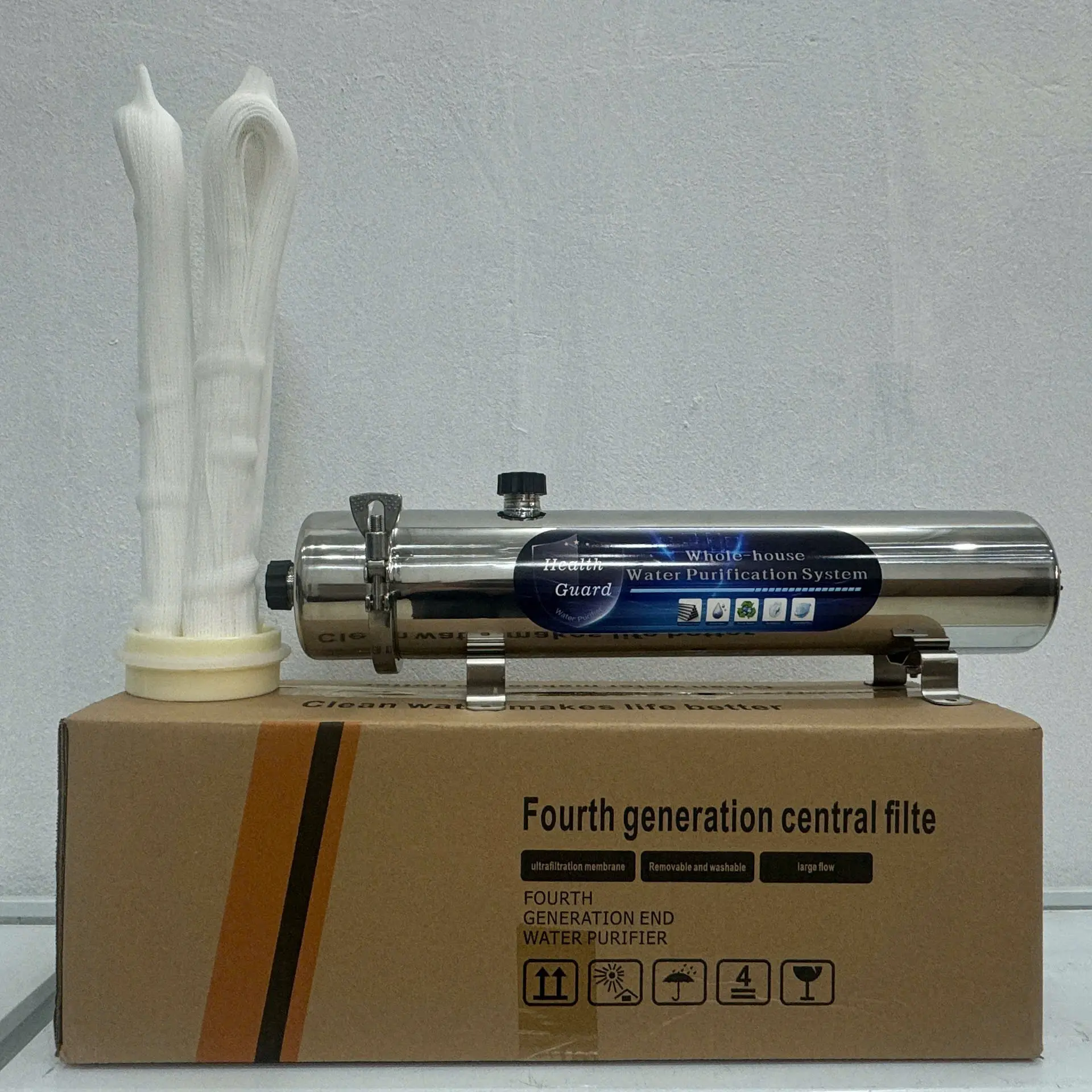 Màng Lọc Nước UF 2.000L/h SỢI PVDF- ĐẾ TRẮNG MÀNG ƯỚT
