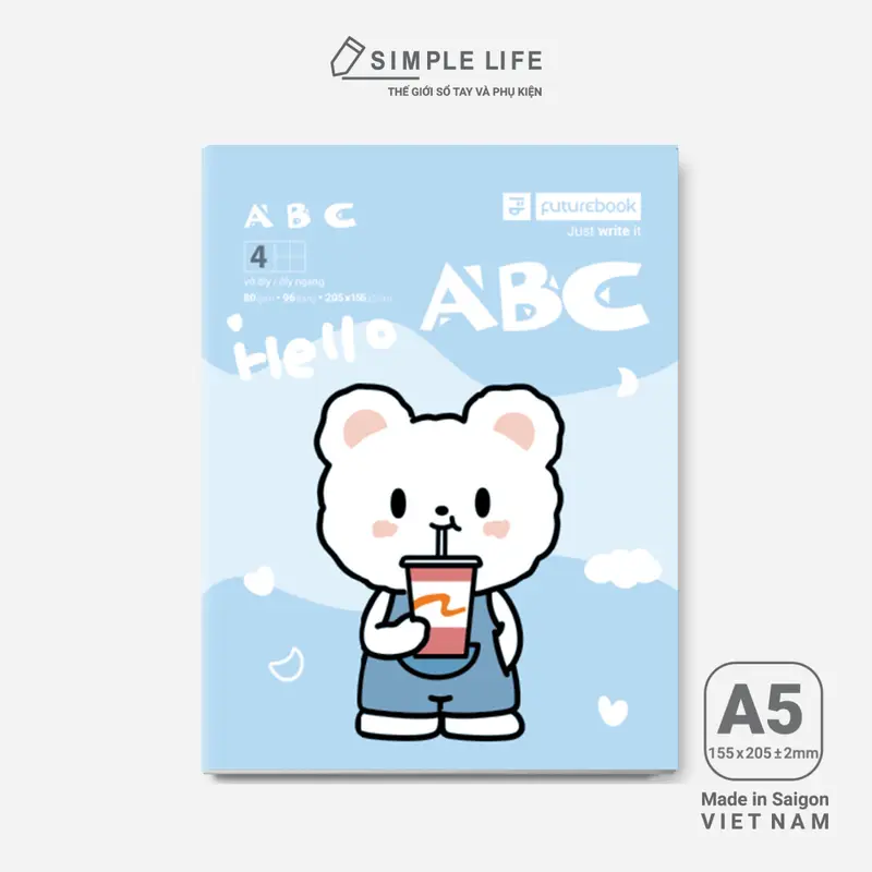 Tập Học Sinh - Vở 4 Ô Ly Vui Học ABC Futurebook 96 trang (DK-HS891) 4