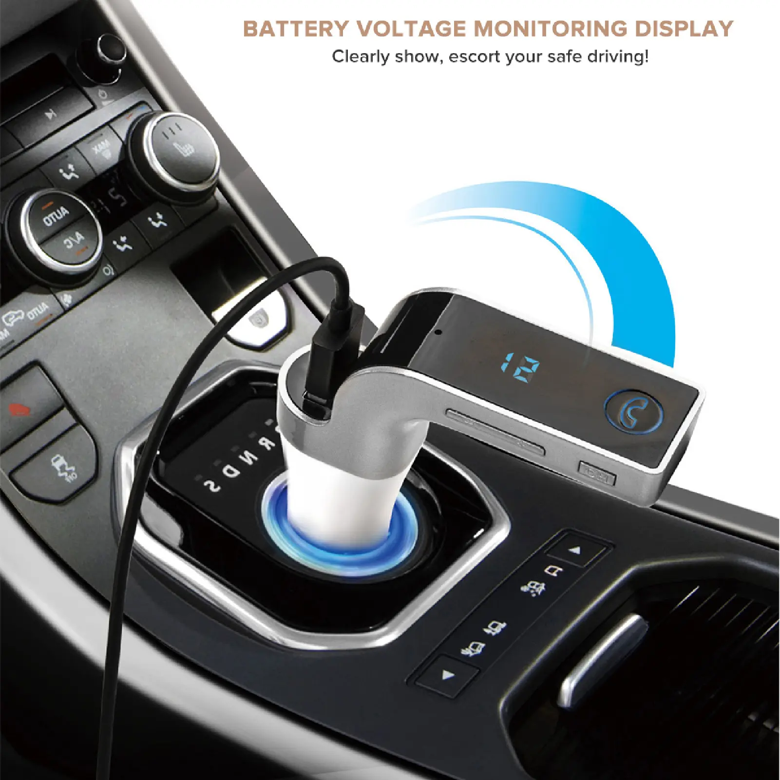 Car MP3 Player Multi-function Quick Charge Wireless Bluetooth-compatible 2.1 Car FM Transmitter for Truck