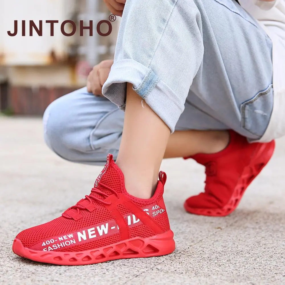JINTOHO JINTOHO SIZE 26-39 New sneakers boys kids shoes season mesh breathable running shoes of sport shoes for kids