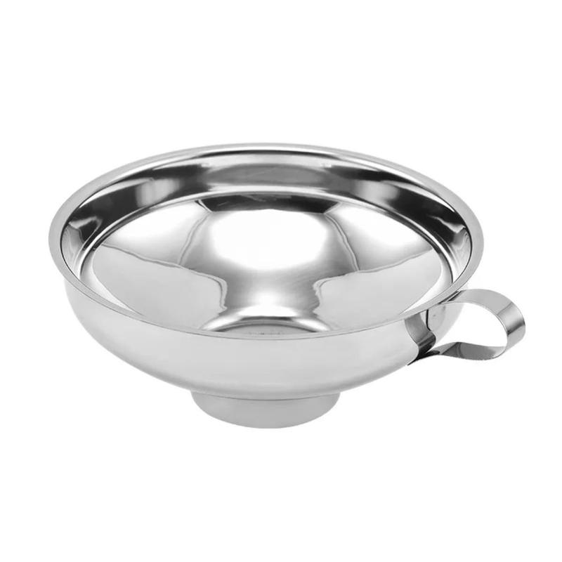 Phễu Miệng Rộng Bằng Thép Không Gỉ, Phễu Thay Mứt Salad, Rò Rỉ Rượu Lớn Đa Chức Năng, Rò Rỉ Dầu, Phụ Kiện Nhà Bếp, Đồ Dùng 3