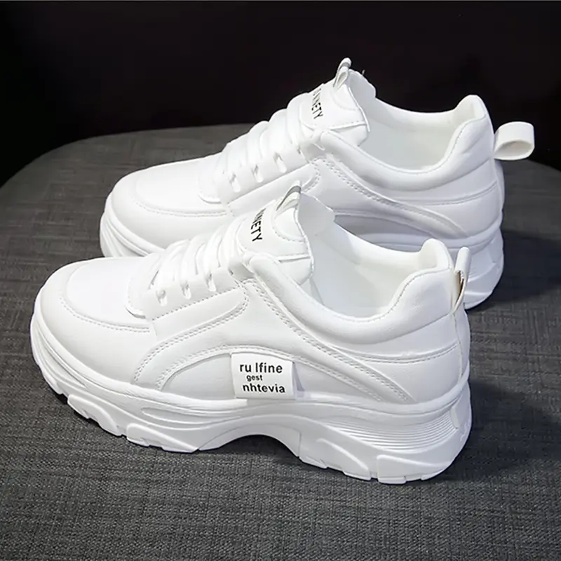 Giày thể thao nữ đế cao mẫu siêu nhẹ Sneaker Sport Cao Su 5