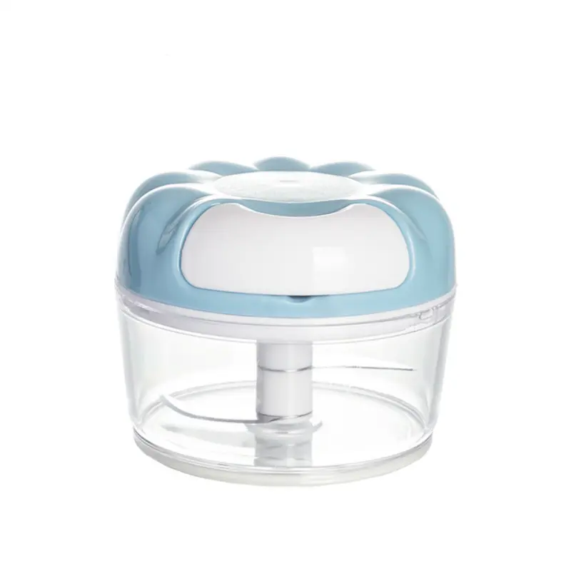 Máy nghiền tỏi thủ công, 1pc, Xanh Biển/ màu hồng, kéo tay, nhà bếp, Loại gia dụng, máy xay tỏi om, tỏi băm, Đồ dùng nhà bếp 6