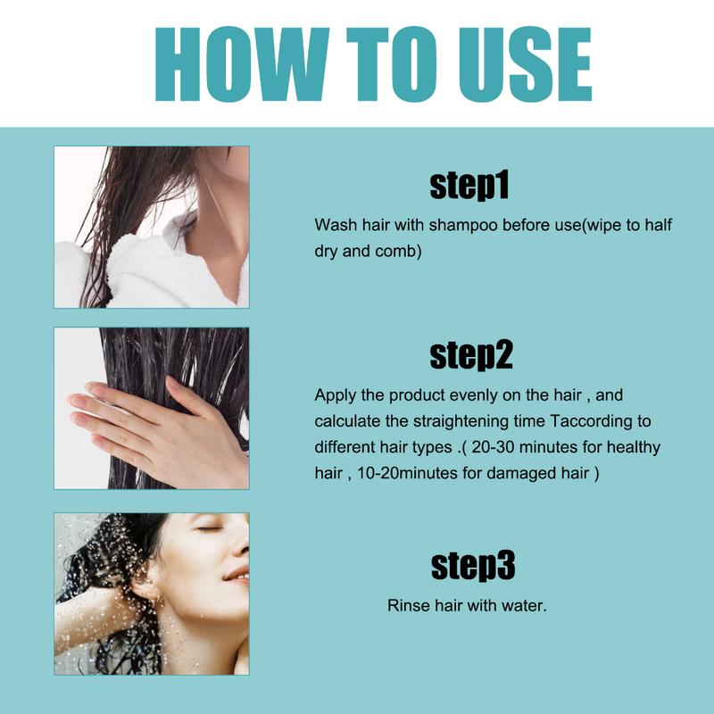Eelhoe-hair straightener cream, straighteningstraight hair softener cream, hair care, protein correction, straight hair cream, keratin correction, silky light, 60ml, replenish nutrients and hair moisture, improves dryness and branched ends 5