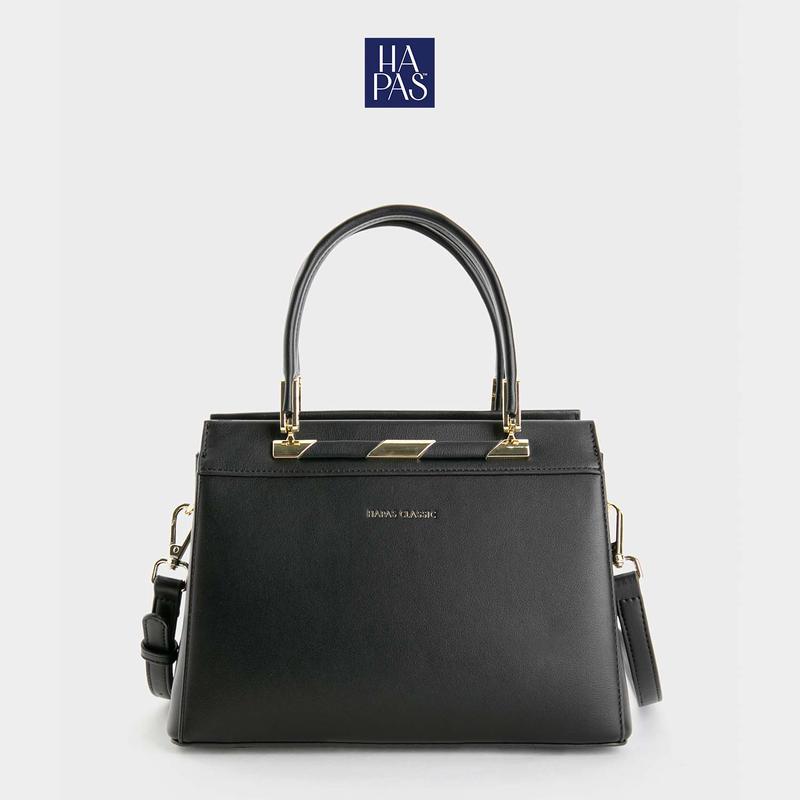 Túi Xách Nữ Size Lớn Công Sở Cao Cấp Classic Thanh Ngang Sz 27 HAPAS - TXT221107 Bag