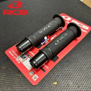 【100% asli】RCB ORIGINAL HANDGRIP HG55 + JALU STANG CNC SARUNG GAS / GRIP VARIASI HANDFAT BISA SEMUA MOTOR