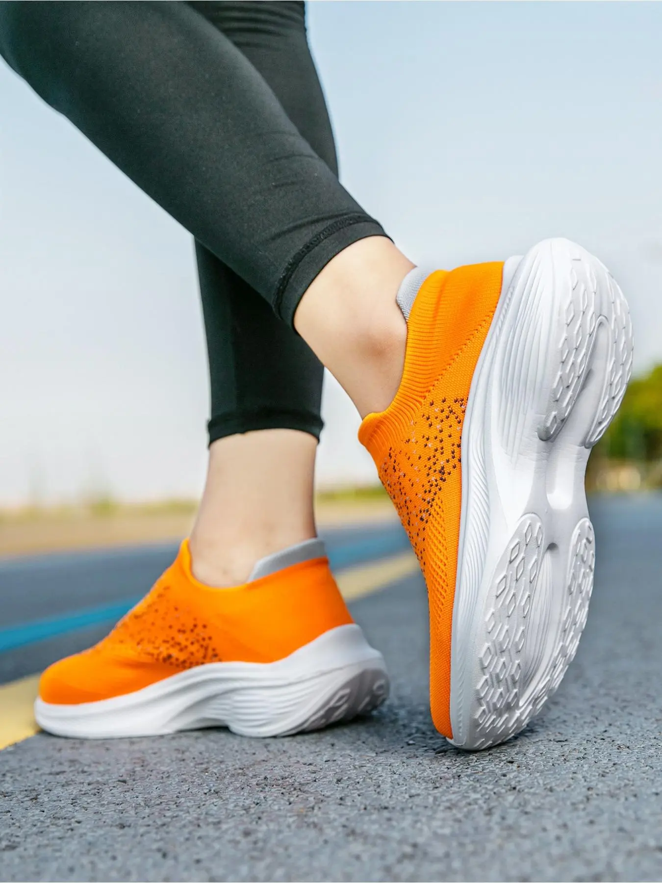Women's Fashionable Plain Color Mesh Sneakers, Casual Comfortable Breathable Sports Running Shoes, All-match Basic Shoes for Gym Travel Work