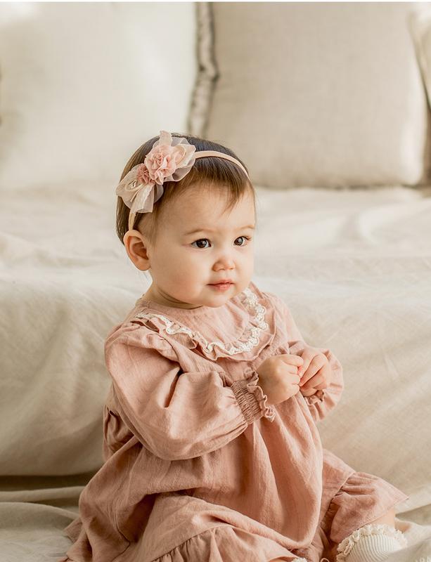 Product Introduction of Korean Style Baby Girl Bow Hair Band Cute Super Cute Spring and Autumn Headband Baby Girl Hair Accessories Headdress Little Princess Hair Band 5
