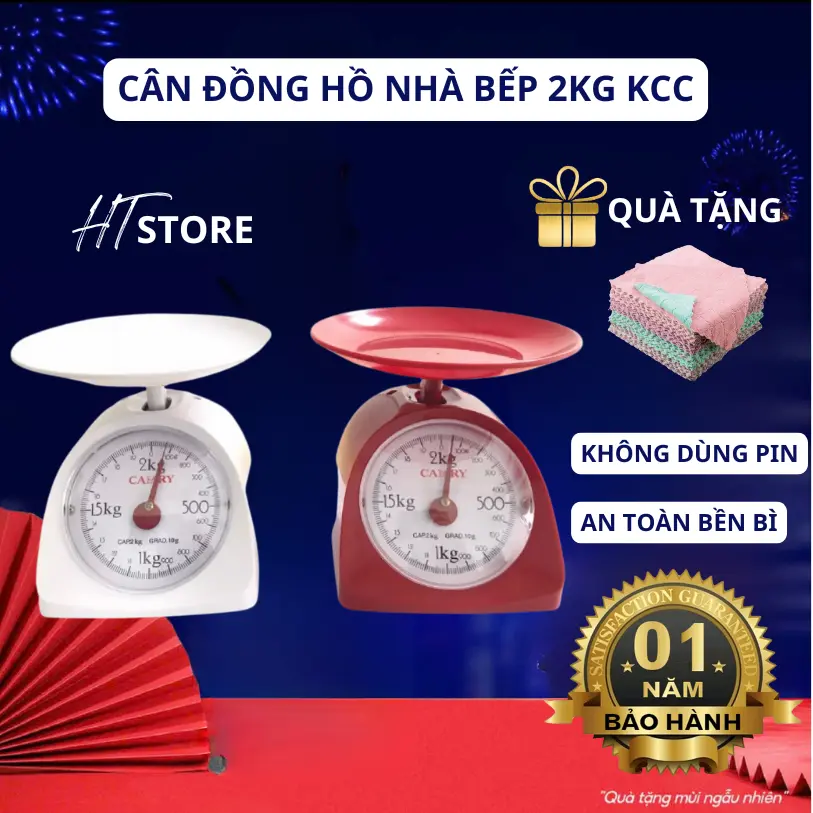 Cân đồng hồ nhà bếp 2kg Camry bảo hành chính hãng