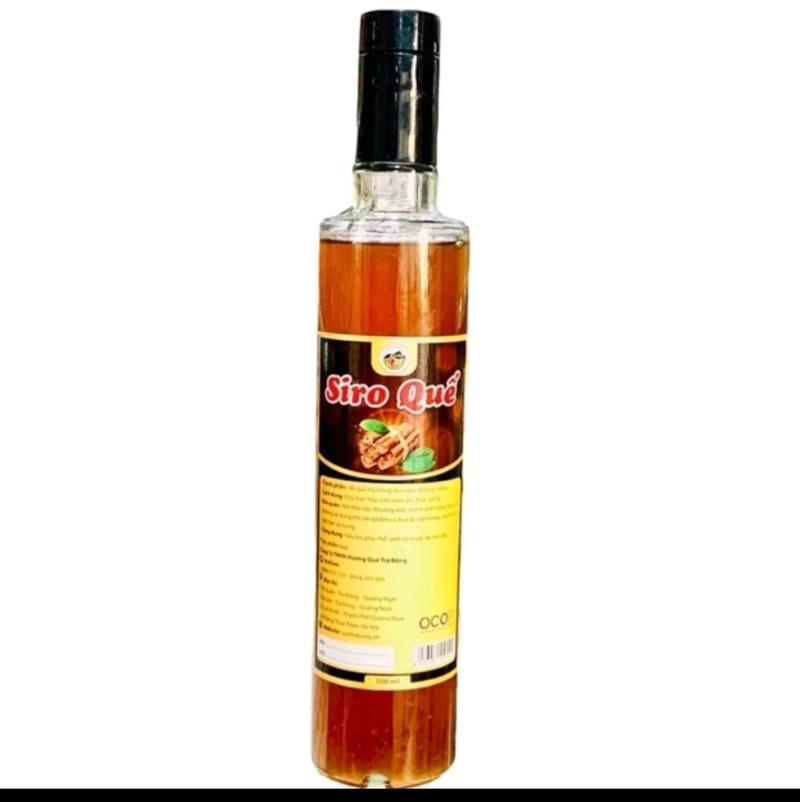 Product Introduction of Siro Quế-Hương Quế Trà Bồng 500ml/Rất thơm ngon 1