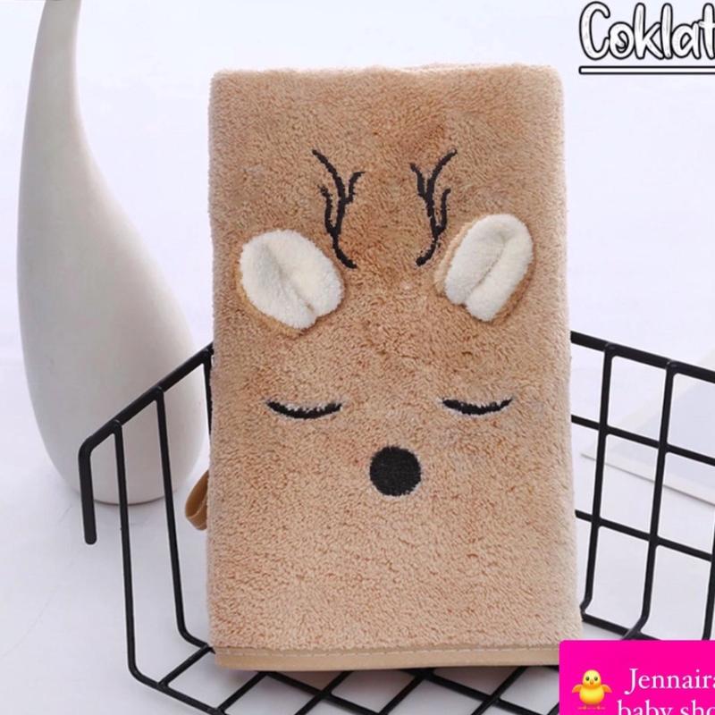 Mikrofiber!!! Handuk kuping mandi bayi, bahan lembut buat kulit si kecil Cewek Cowok Baru lahir Bayi Merah 9