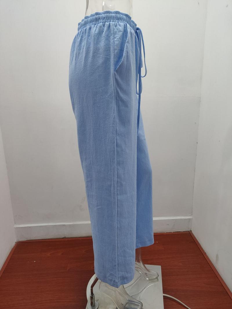 Product Introduction of Rib Flares, Crotchless Pantfashion Women's Clothingfashion Women's Women's New plus Size Loose Cotton Linen Women's Casual Pants Comfort Fabric Womenswear Bottoms Customized Evening Gorgeous Overall 29